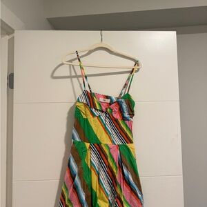 Anthropologie Multicolor Striped Mini Dress